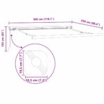 Skrovita tenda Crvena i Crna 300 x 250 cm Tkanina i Metal - Slika 12