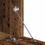 Set TV komoda Zidne 6 pcs Staro drvo Konstruirano drvo - Slika 12