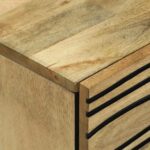 Noćni ormar Smeđa 50 x 33 x 62 cm Čvrsto drvo akacije - Slika 6