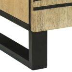 Noćni ormar Smeđa 50 x 33 x 62 cm Čvrsto drvo akacije - Slika 8