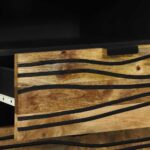 Noćni ormar Smeđa 50 x 33 x 62 cm Čvrsto drvo akacije - Slika 7