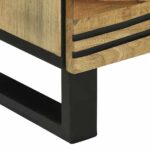 Noćni ormar Smeđa 50 x 33 x 62 cm Čvrsto drvo akacije - Slika 8