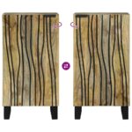 Komoda Smeđa 40 x 33 x 75 cm masivno drvo manga - Slika 9