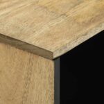 Komoda Smeđa 80 x 33 x 75 cm masivno drvo manga - Slika 6