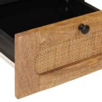 Noćni ormar Prirodna 40 x 33 x 46 cm Čvrsto drvo manga - Slika 7