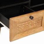 TV Jedinice Svijetlosmeđa 100 x 33 x 46 cm Konstruirano drvo - Slika 8