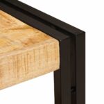 Ormarić toaletnog stolića s ladicama Smeđa Čvrsto drvo manga - Slika 10