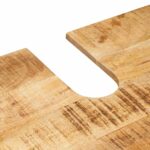 Ormarić toaletnog stolića s ladicama Smeđa Čvrsto drvo manga - Slika 12