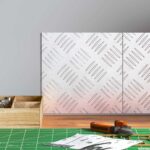 Stepenica Četvrtasti 2 pcs Srebrno 20 x 20 cm Aluminij - Slika 3