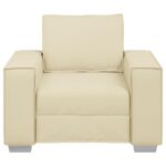 Sofa Krema 99 x 80 x 84 cm tkanina - Slika 4