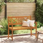 Vrtna klupa Smeđa 110 x 56 x 90 cm Čvrsto drvo akacije