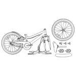 Dječji Bicikl 20 Inča za djecu od 6 do 11 godina Crna - Slika 8