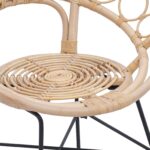 Stolac za blagovanje 2 pcs Prirodna 49 x 51 x 81 cm - Slika 9