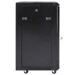 Mrežni ormar s pohranom Crna 60 x 60 x 80 cm Čelik - Slika 4