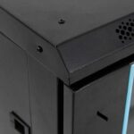 Mrežni ormar s pohranom Crna 60 x 60 x 80 cm Čelik - Slika 7