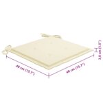 Sklopive vrtne stolice s jastucima 8 kom masivno bagremovo drvo - Slika 8