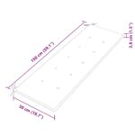 Klupa Batavia s crvenim jastukom 120 cm od masivne tikovine - Slika 9