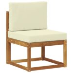 Set vanjskih sofa 4 pcs Prirodna - Slika 3