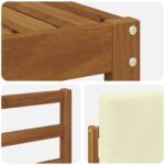 Set vanjskih sofa 4 pcs Prirodna - Slika 5