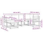 Set sofe 6 pcs Prirodna - Slika 7