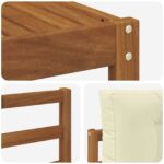 Set vanjskih sofa 8 pcs Prirodna Čvrsto drvo akacije - Slika 8