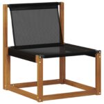 Set vanjskih sofa s jastukom 9 pcs Prirodna i krem - Slika 5