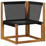 Set vanjskih sofa s jastukom 5 pcs Prirodna i krem - Slika 6