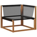 Set vanjskih sofa s jastukom 6 pcs Prirodna i krem - Slika 6