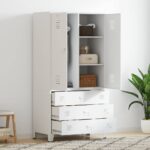 Ormar antracit 90 x 50 x 180 cm metalni