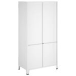 Ormar antracit 90 x 50 x 180 cm metalni - Slika 6