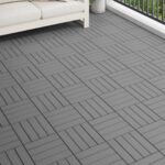 Pločice za decking 3D Dizajn 11 pcs Svijetlosmeđa 30 x 30 cm