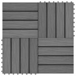 Pločice za decking 3D Dizajn 11 pcs Svijetlosmeđa 30 x 30 cm - Slika 5