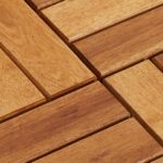 Pločice za decking 10 pcs Smeđa 30 x 30 cm Acacijsko drvo - Slika 5