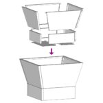 Kamin Crna 40 x 40 x 35 cm Čelik - Slika 9