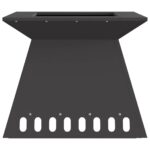 Kamin Crna 48 x 48 x 40 cm Čelik - Slika 5