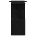 Stol Crni hrast 200 x 50 x 76 cm Konstruirano drvo - Slika 7