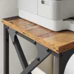 Držač za printer Staro drvo 40 x 30 x 31 cm Konstruirano drvo - Slika 4