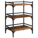 Kuhinjski kolica Staro drvo 50 x 35 x 75.5 cm Konstruirano drvo - Slika 5