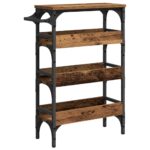 Kuhinjski kolica Staro drvo 53 x 20 x 76 cm Konstruirano drvo - Slika 5