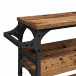 Kuhinjski kolica Staro drvo 53 x 20 x 76 cm Konstruirano drvo - Slika 9