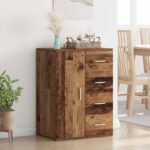 Kreveta s ladicama Staro drvo 59 x 39 x 80 cm Konstruirano drvo