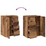 Kreveta s ladicama Staro drvo 59 x 39 x 80 cm Konstruirano drvo - Slika 11