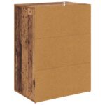 Kreveta s ladicama Staro drvo 59 x 39 x 80 cm Konstruirano drvo - Slika 8