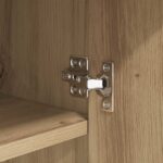 Kreveta Umjetnički hrast 42,5 x 40 x 93 cm Konstruirano drvo - Slika 9