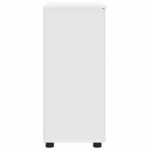 Kupaonski ormar s pohranom s vratima Bijelo 60 x 35 x 80 cm - Slika 7