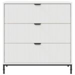 Kreveta s ladicama Bijelo 79,5 x 33 x 82 cm Konstruirano drvo - Slika 6