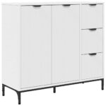 Kreveta s ladicama Bijelo 89,5 x 33 x 82 cm Konstruirano drvo - Slika 2