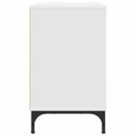 Noćni ormarić Bijelo 63.5 x 36 x 61 cm Konstruirano drvo - Slika 7