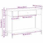 Konzolna stolica Ostalo Staro drvo 100 x 34.5 x 75 cm - Slika 13