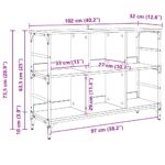 Kreveta Staro drvo 102 x 32 x 73,5 cm - Slika 11